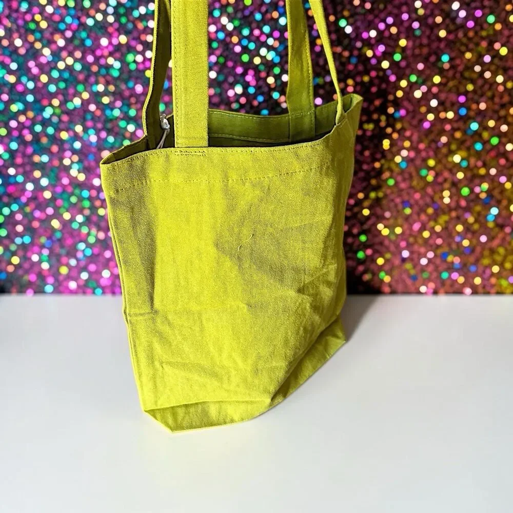 BAGGU Mini Merch Tote Bag In Caper Green New With Tags
